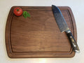 Reversible Black Walnut Cutting Board / Charcuterie Board, Made in the U.S.A.
