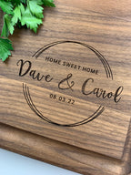 Personalized Cutting Board, Engraved Cutting Board, Couples Gift, Wedding Gift, Engagement Gift, Anniversary Gift, House Warming Gift, 064