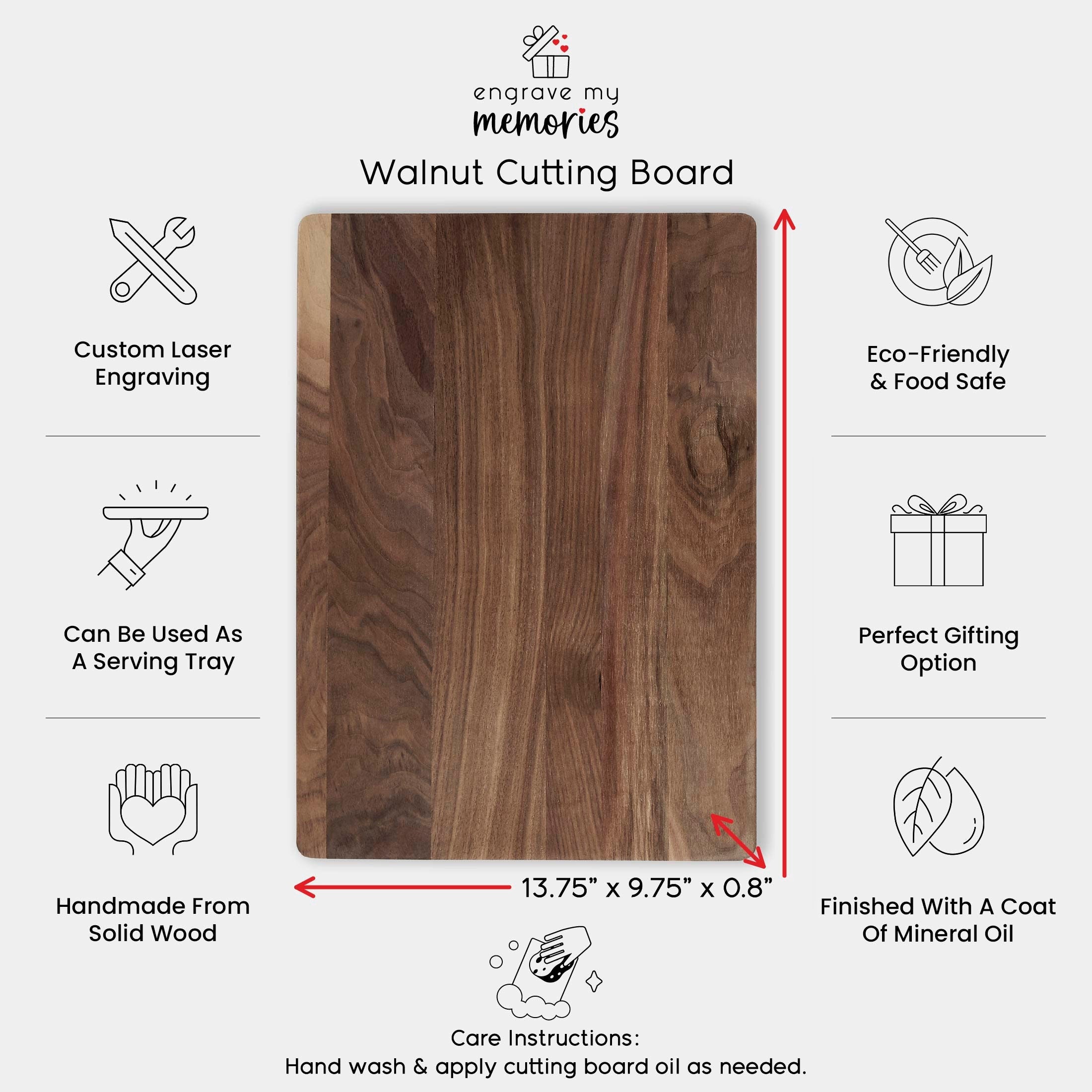 Anniversary Gifts, Personalized Cutting Boards, Anniversary Gifts for her, Gifts for Couple, Gifts for Him, Gifts for Husband, Custom Boards