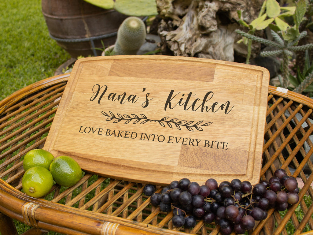 Custom Cutting Board, Grandma Cutting Board, Charcuterie Board, Engraved Cutting Board, Gift for Mom, Gift for Grandma, Gift for Nana