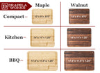 Walnut Cutting Board, Elegant Cutting Board, Large Thick Cutting Board, BBQ Board, Walnut Wood, Closing Gift