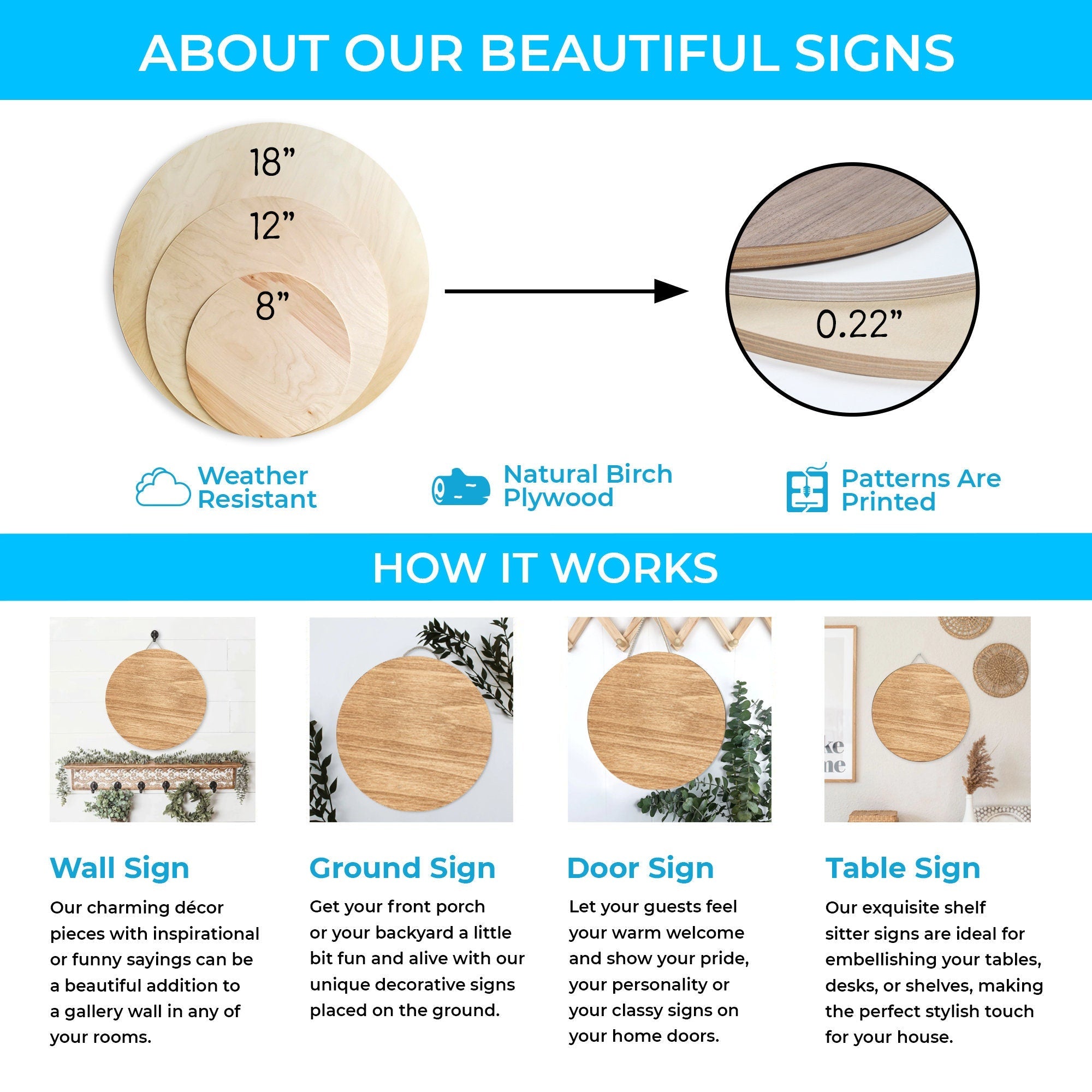 Personalized Wheel Of The Year Wooden Sign