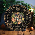 Wheel Of The Year Wooden Sign