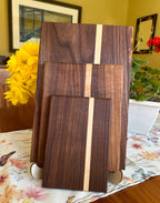 Set of Three Wooden Cutting Boards - Made in Maine - Walnut and/or Cherry