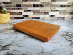 Solid Cherry Wood Cutting Board, Non-Toxic No Glue Cutting Board, Handmade Wooden Cutting Board, Mini Cutting Board, With or Without Feet