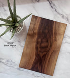One Piece Walnut Cutting Board – SOLID Hardwood, Non-Toxic, Handmade USA, ORGANIC Finish, No Glues or Stains