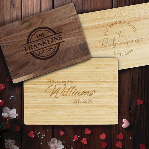 Anniversary Gifts, Personalized Cutting Boards, Anniversary Gifts for her, Gifts for Couple, Gifts for Him, Gifts for Husband, Custom Boards