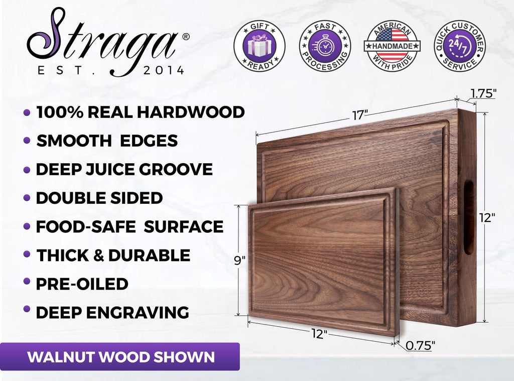 Handmade Cutting Board Personalized Floral Antler Design #412-Wedding & Anniversary Gift for Couples-Housewarming and Closing Present