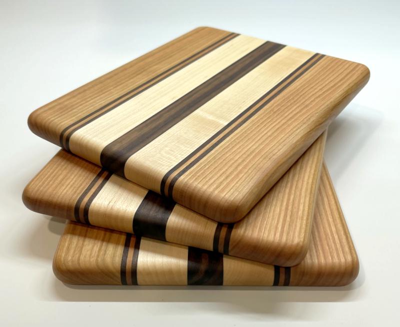 Handmade Wood Cutting Board, Cheese Board, Wood Cutting Board, Multi-Wood Cutting Board, Serving Board