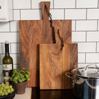 Handcrafted Acacia Wood Cutting Board - Rustic Serving Board, Natural Kitchen Decor & Chopping Board for Everyday Use