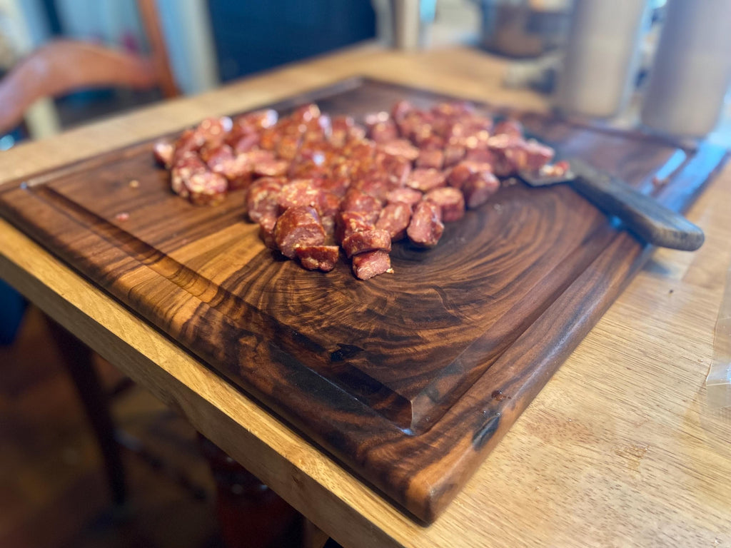 Extra Large Walnut Cutting or Serving Board, Solid, Handmade Charcuterie, Food Grade, NonToxic, Gift, Square or Rectangle Wood Serving Tray