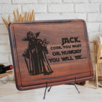 Personalized Fantastic Designed Yoda Cutting Board, Seasonal Decor Gift, Valentine's Gift for Star War Lover, Custom Home Decor for Dad Son