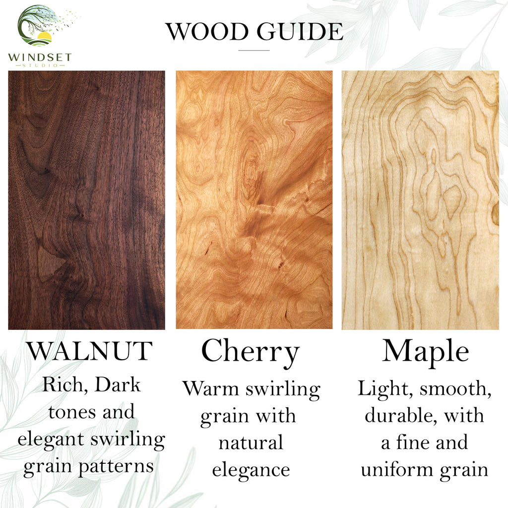 Solid One Piece Cutting Board – Walnut, Cherry, Maple – Single Piece of Hardwood, Wood Personalized Charcuterie Board, Wooden Serving Boards