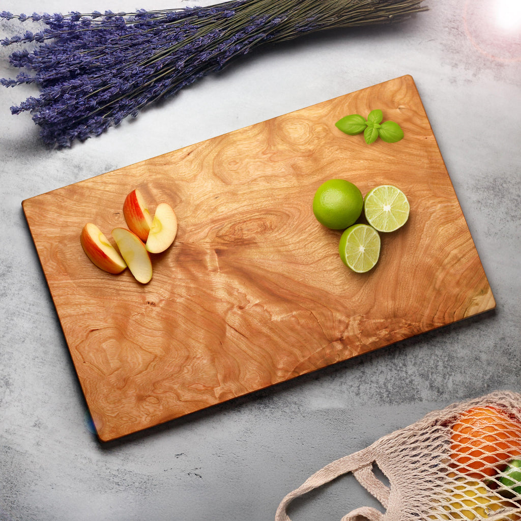 Solid One Piece Cutting Board – Walnut, Cherry, Maple – Single Piece of Hardwood No Glue, Wood Personalized Charcuterie Board, Wooden Boards