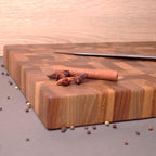 Handmade Reversible Walnut End Grain Cutting Board - The Best Solution For Your Knives