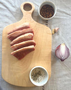 One Piece, Non-Toxic, Handcrafted Large Cutting Board – Choose Walnut, Cherry, or Maple | Charcuterie, Cheese Board, Kitchen Gift