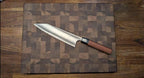 Handmade Reversible Walnut End Grain Cutting Board - The Best Solution For Your Knives