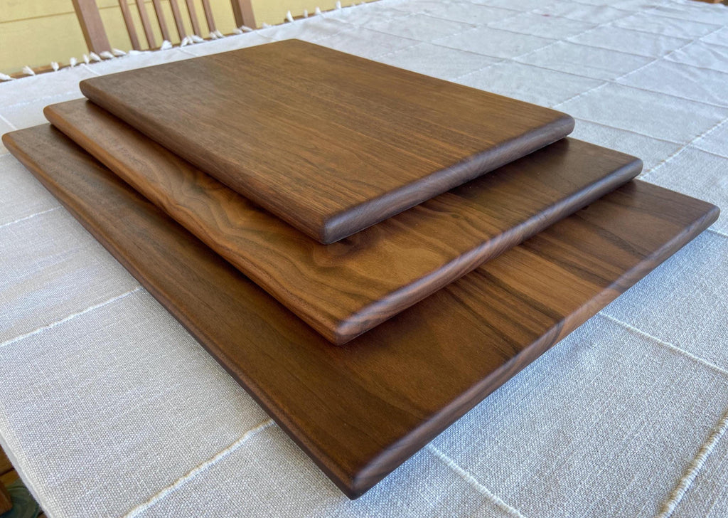 Extra Large Walnut Cutting or Serving Board, Solid, Handmade Charcuterie, Food Grade, NonToxic, Gift, Square or Rectangle Wood Serving Tray